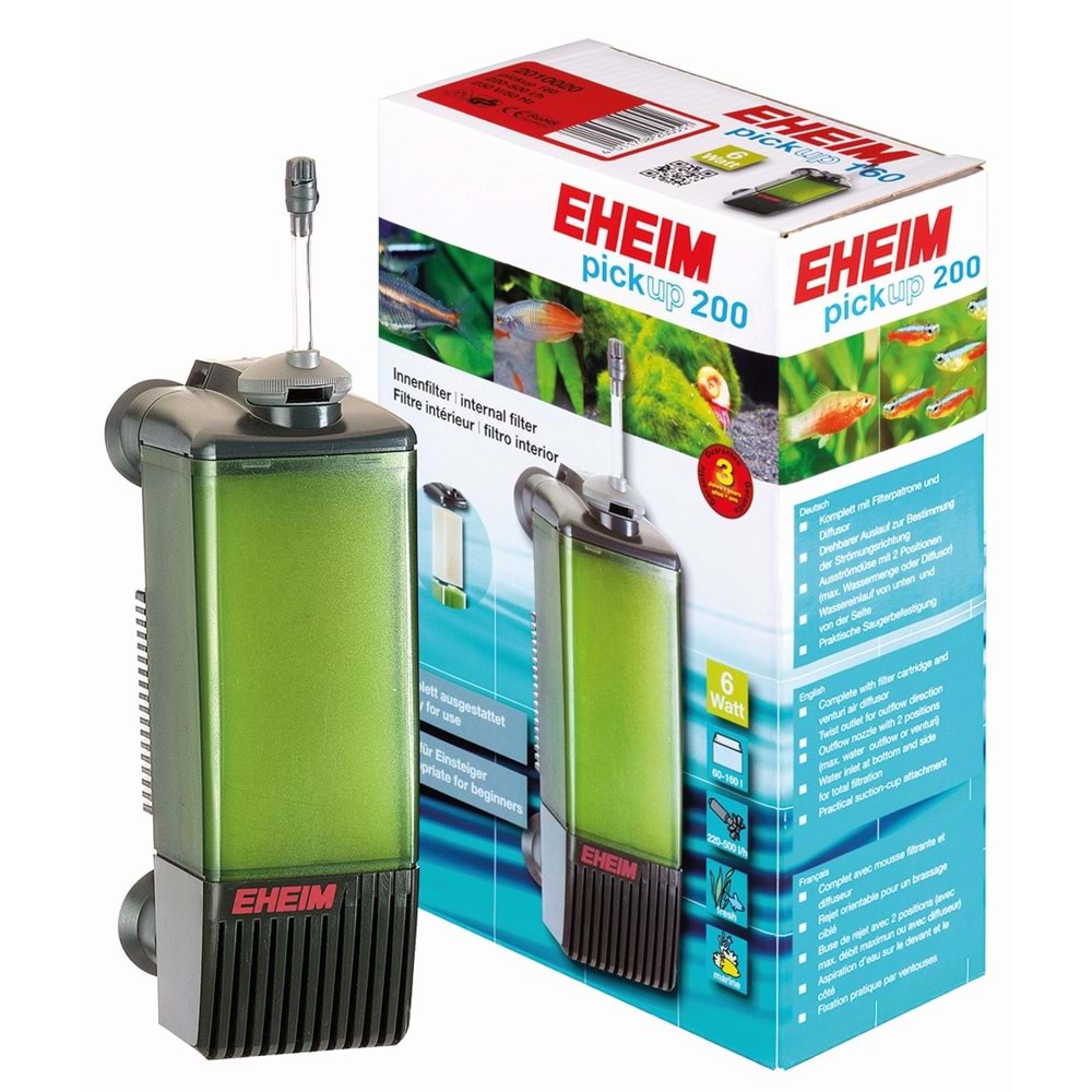 Eheim Pick Up 200 2012 Akvaryum İç Filtresi 200L. 570L/S 6 W.