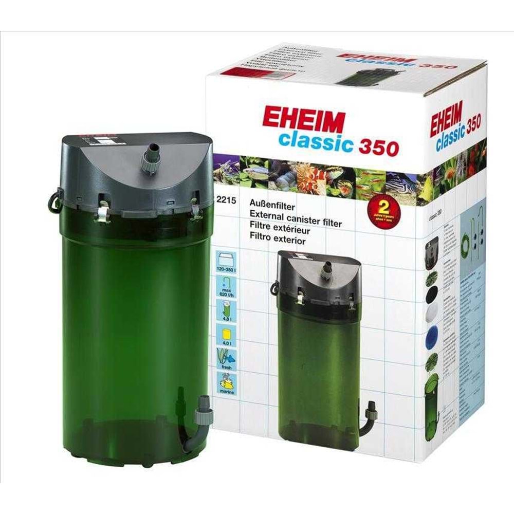 Eheim Classic 350 Dış FiLre 2215-01 350L 620L/s 15W