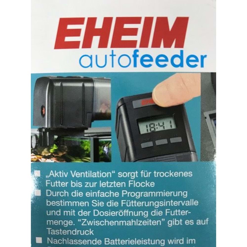 Eheim 3581 Otomatik Tekli Balık Yemleme Makinası