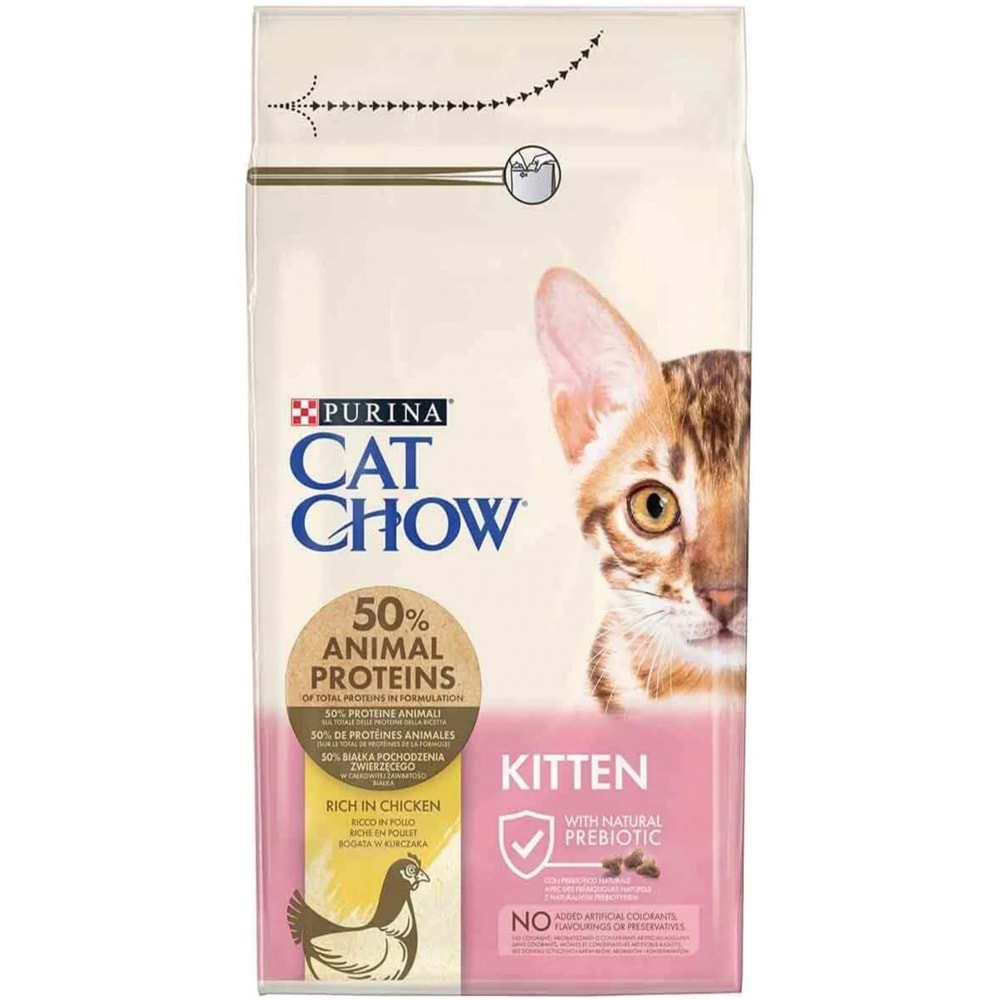 Cat Chow Kitten Tavuklu Yavru Kedi Maması 1.5 Kg