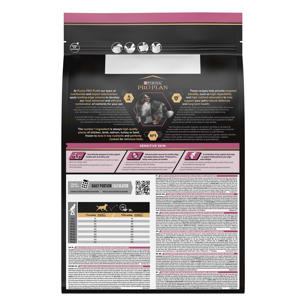 Pro Plan Medium Somonlu Yetişkin Köpek Maması 3 Kg.