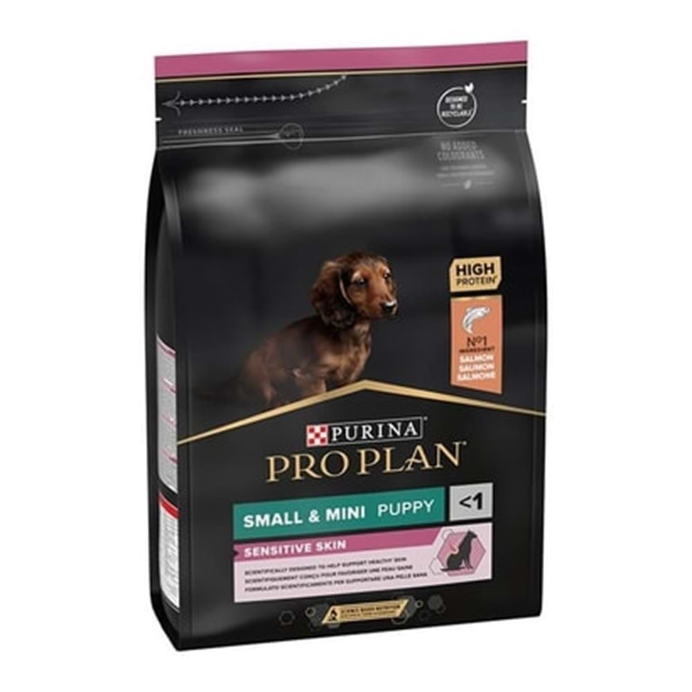 Pro Plan Sensitive Somonlu Küçük Irk Yavru Köpek Maması 3 Kg.