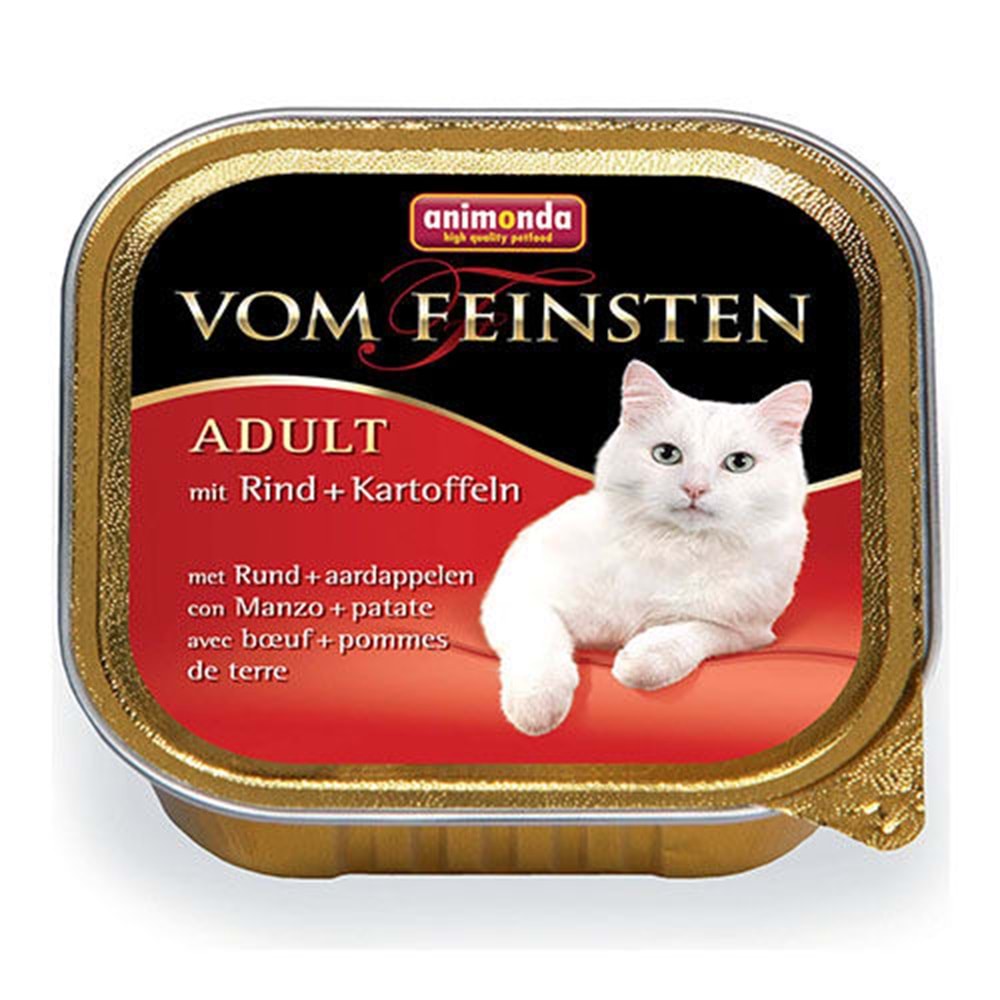 Animonda Vom Feinsten Sığır Etli&Patatesli Kedi Konservesi 100 gr.x12 Adet