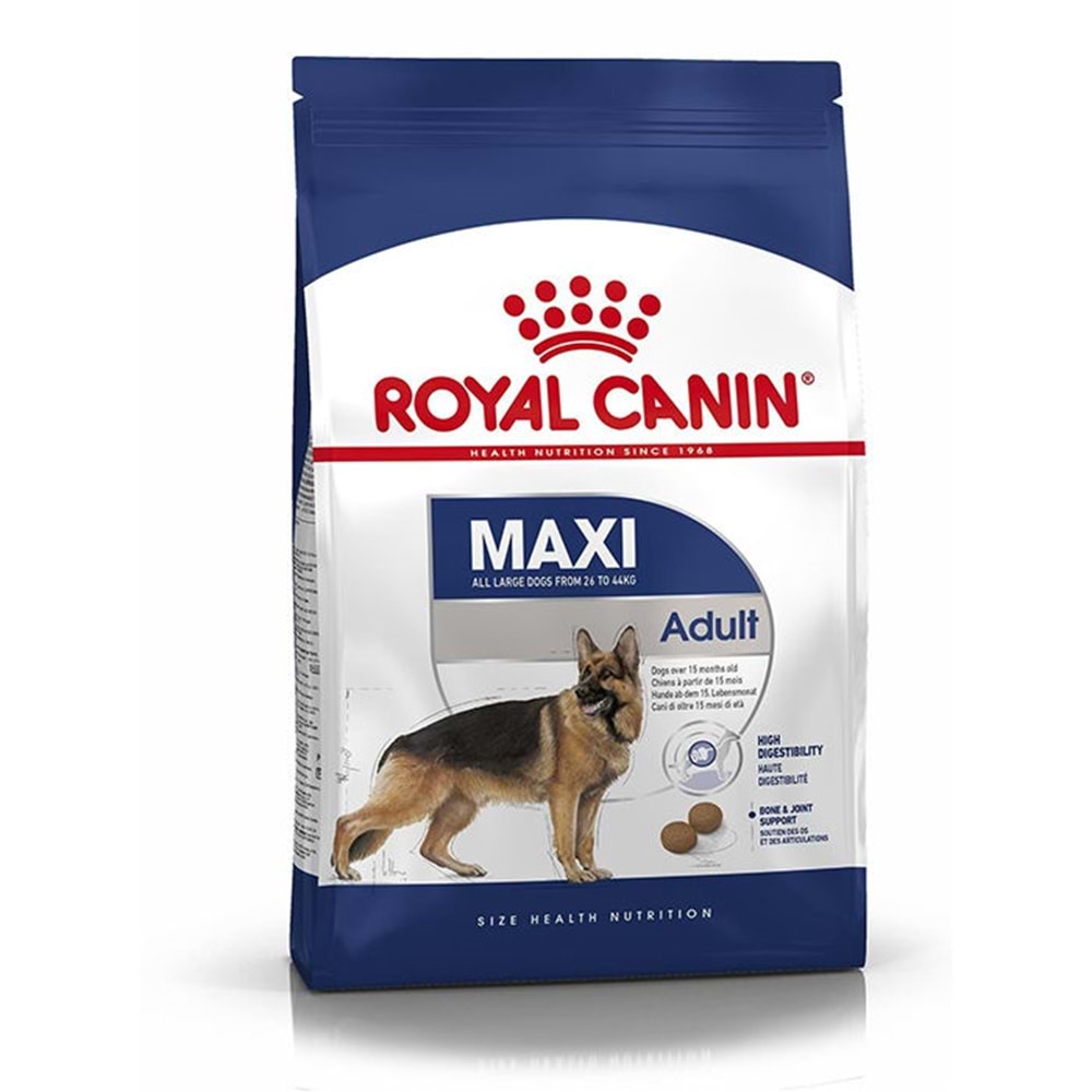 Royal Canin Maxi Adult Büyük Irk Yetişkin Köpek Maması 15 Kg.