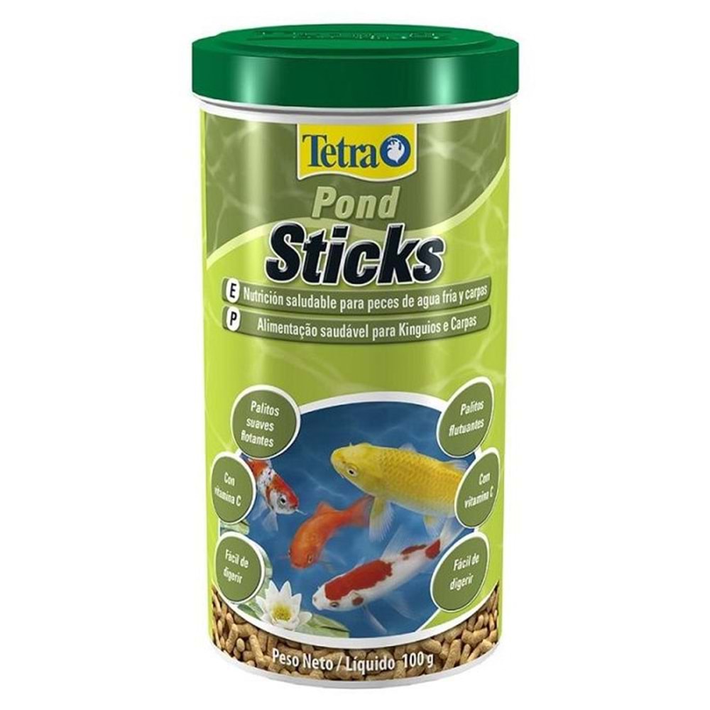 Tetra Pond Sticks Yeşil Havuz Balığı Yemi 1 L 100 Gr.