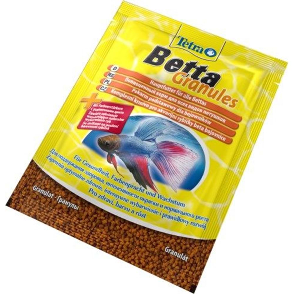 Tetra Betta Granules Balık Yemi 5 Gr.