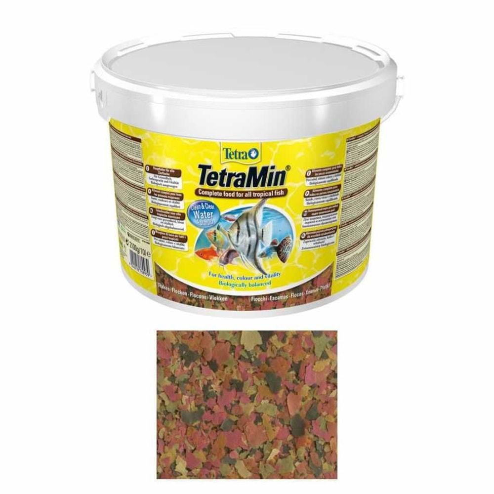 Tetramin Flakes Pul Kova Balık Yemi 10 L. 2100 Gr.