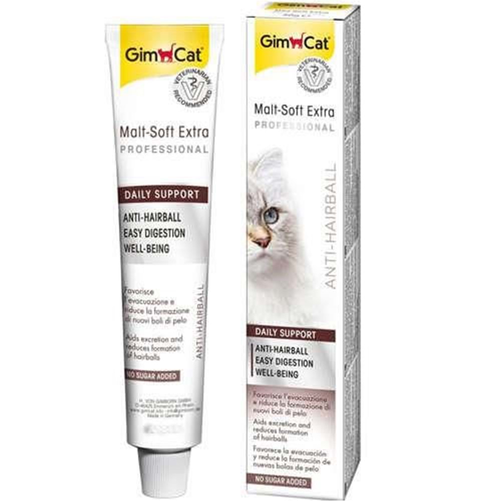 Gimcat Malt Soft Extra Tüy Yumağı Attıran Kedi Macunu 20 Gr.x2 Adet