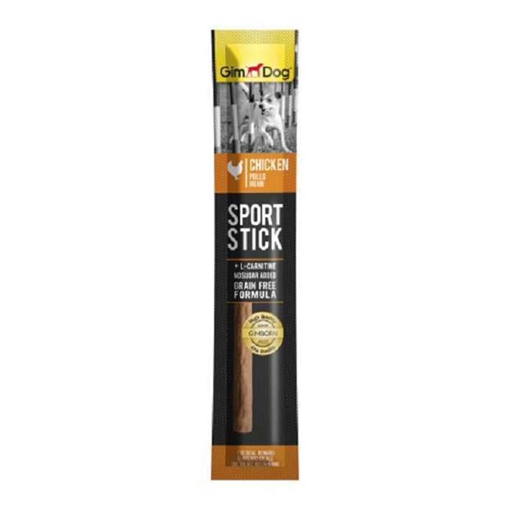 Gimdog Sport Sticks Tavuklu Tahılsız Köpek Ödül Çubuğu 12 gr.x 12 Adet