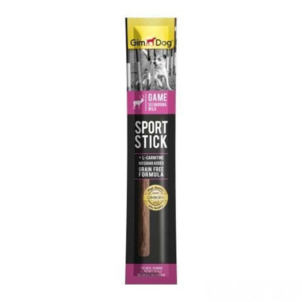 Gimdog Sport Sticks Av Etli Tahılsız Köpek Ödül Çubuğu 12 gr.x 5 Adet