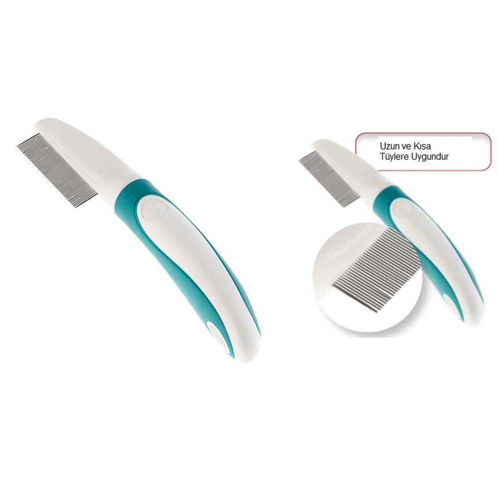 Gimdog 57520 Köpek Kedi Sık Dişli Pire Tarağı 4,5x19,5 cm.