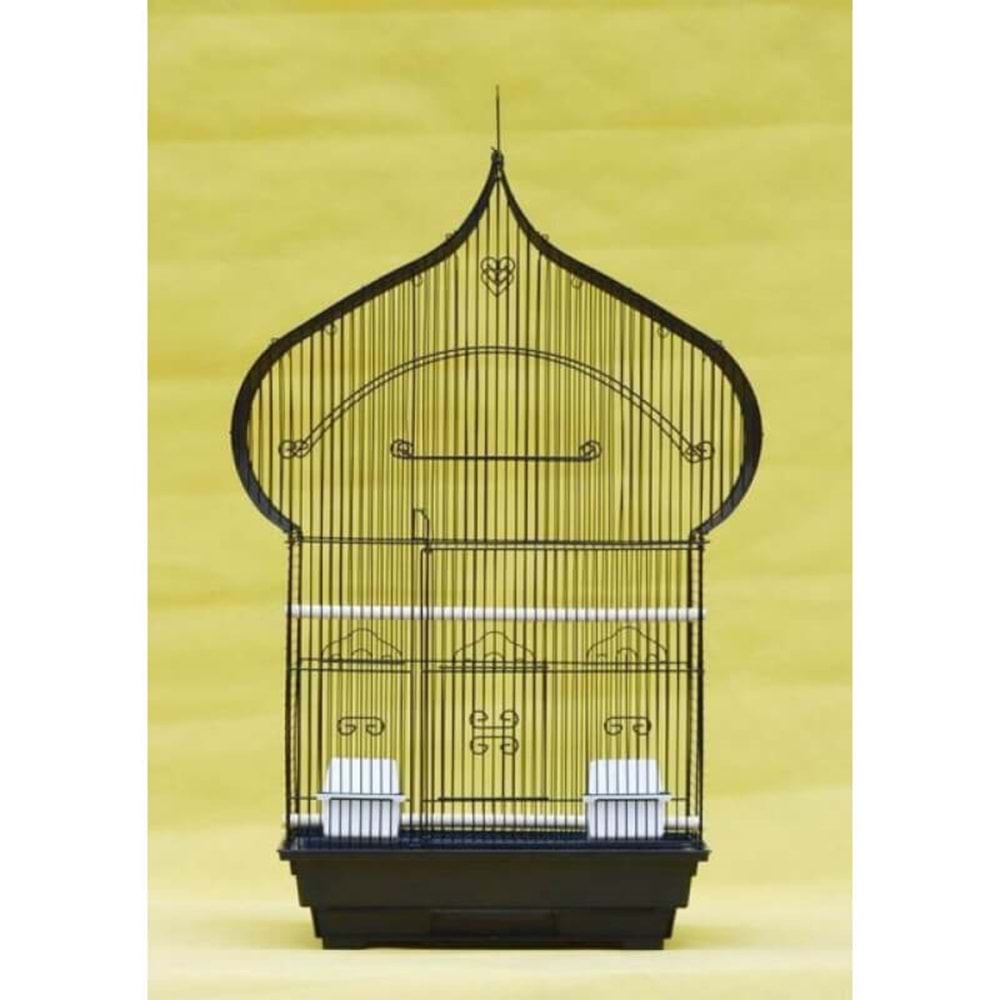 616 Büyük Boy Kuş Kafesi Siyah 47x35x86 cm.