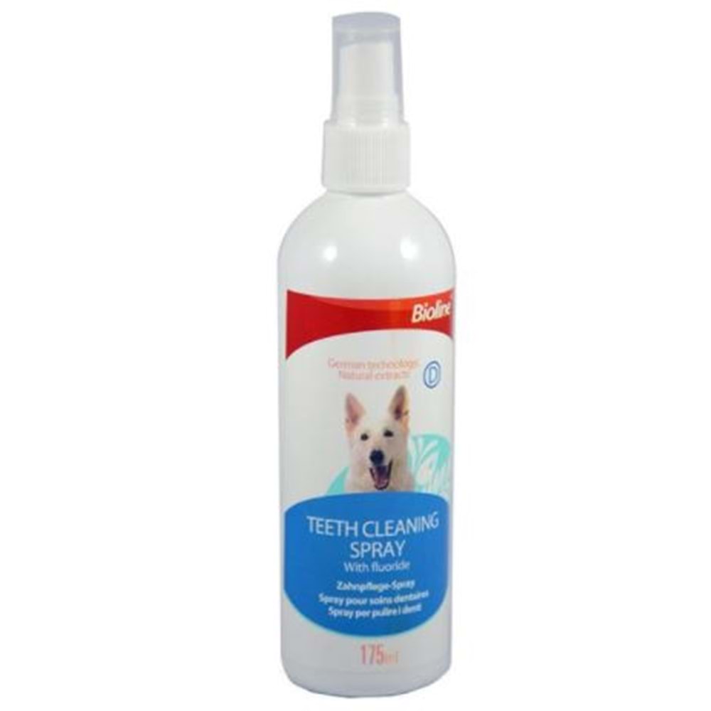 Bioline Köpek Ağız Kokusu Engelleyici ve Diş Bakım Spreyi 175 ml.