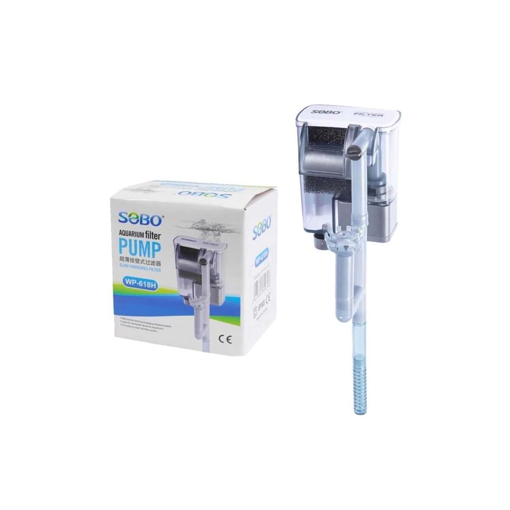 Sobo Wp-618H Mini Askı Şelale Filtre 280 Lt/S 5 W