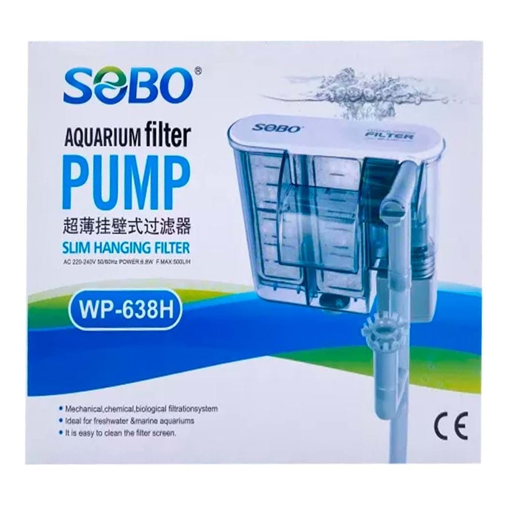 Sobo Wp-638H Askı Şelale Filtre 500 Lt/S 7 W