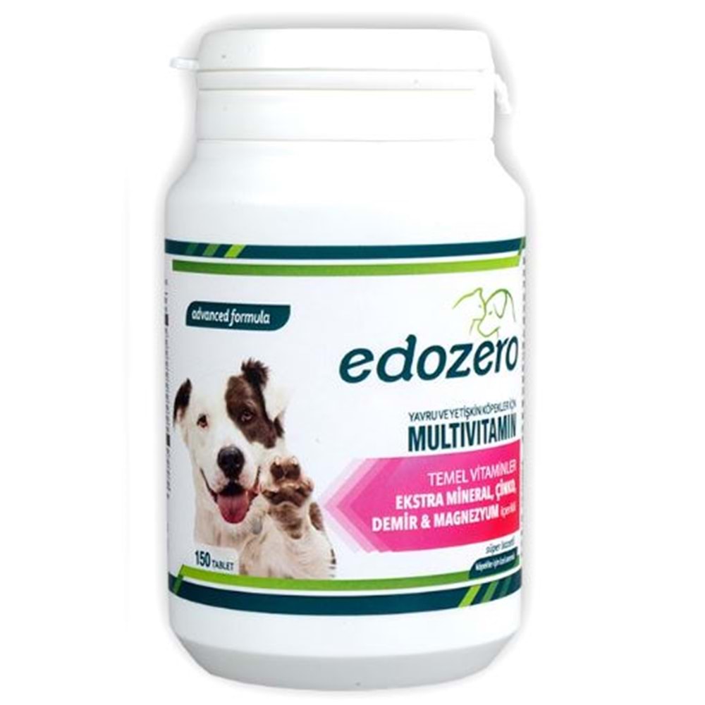 Edozero Multivitamin Köpek 150 Tablet 75 Gr.