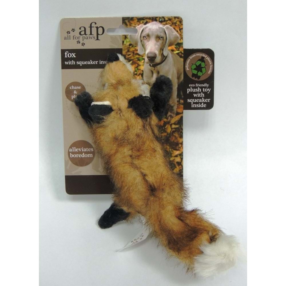 Afp 4015 Tilki Peluş Sesli Köpek Oyuncağı 22 cm.