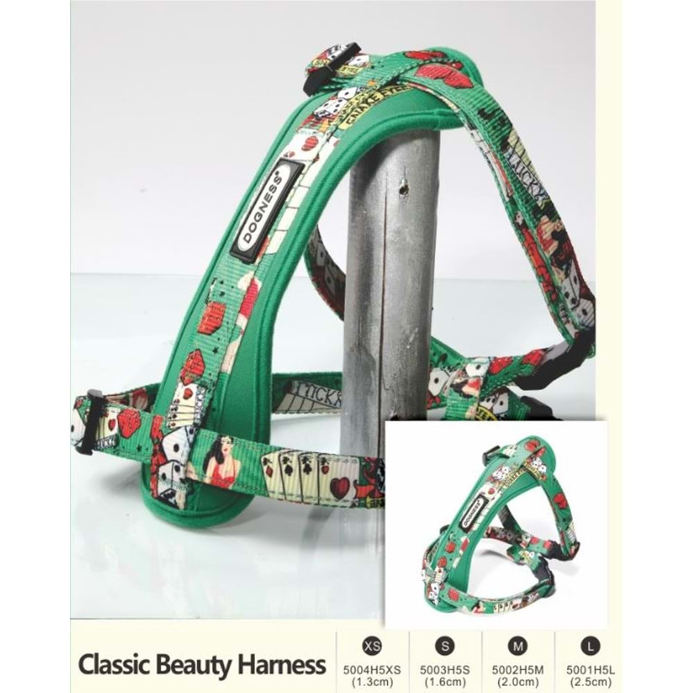 5003-H5S Neoprene Kumar Desenli Koşum Tasma 1,6 cm. 23 Kg.