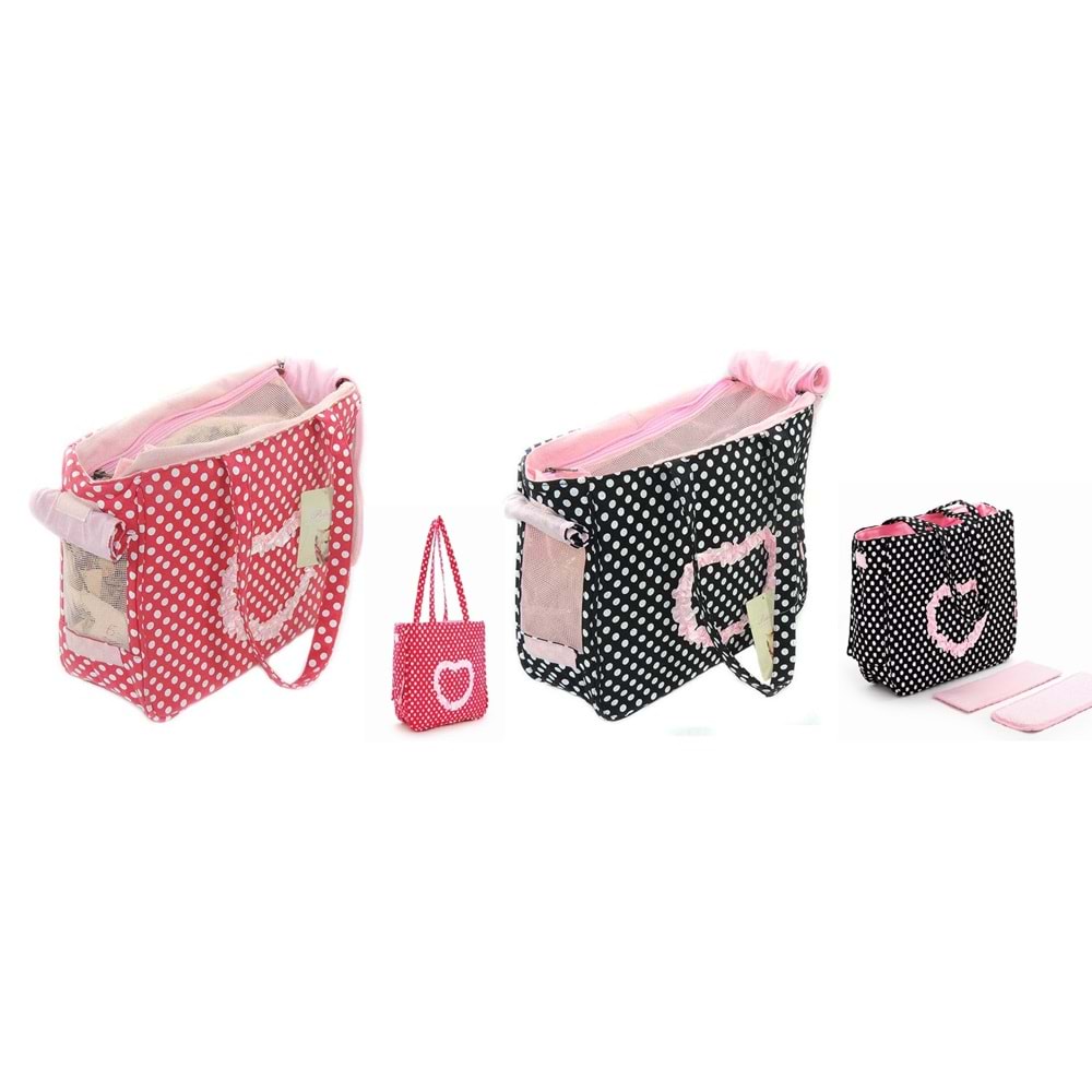 Pet Care Köpek & Kedi Taşıma Çantası (40x15x30 cm.) BG-137BK Siyah