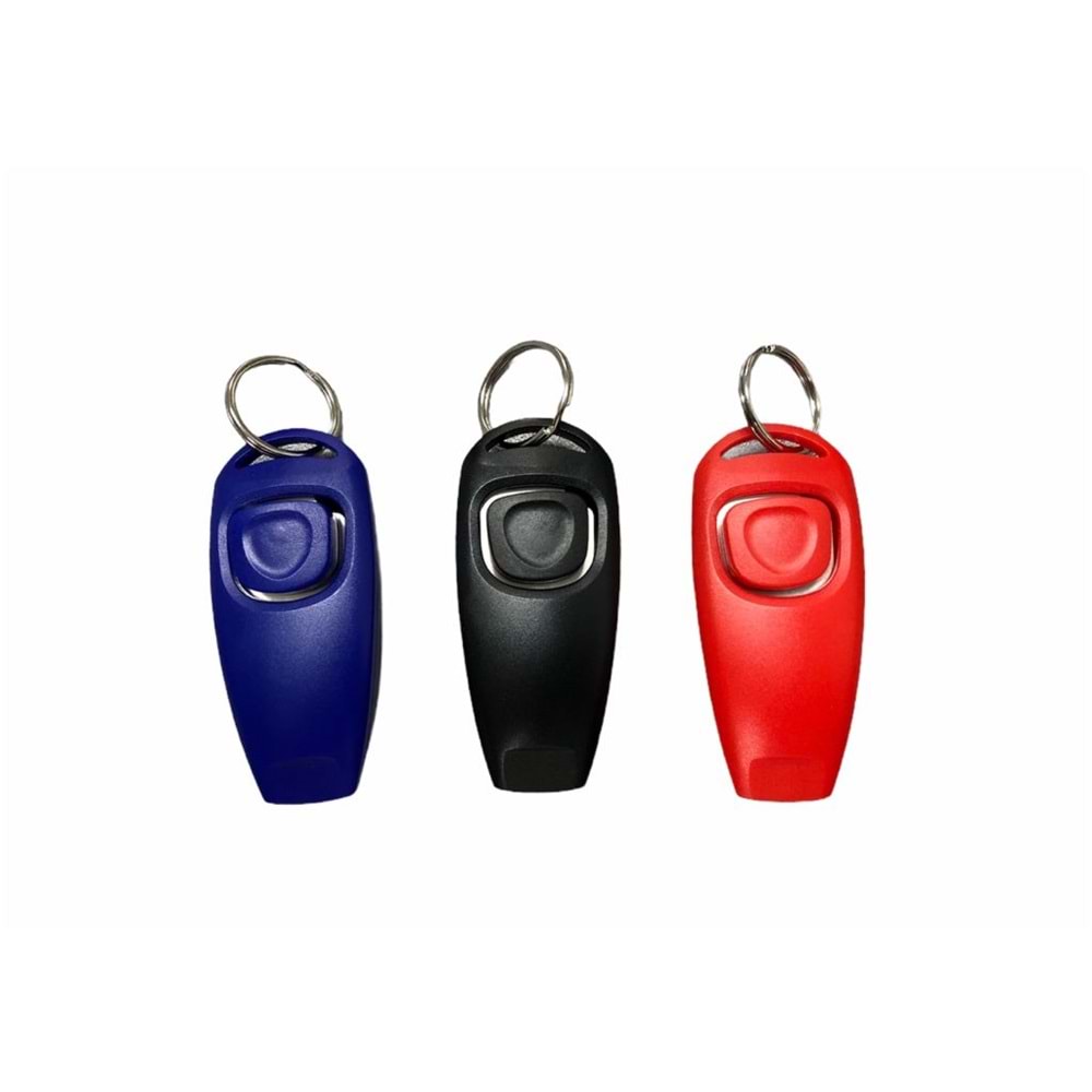 Köpek Eğitimi için Düdüklü Clicker 6 cm. Kırmızı