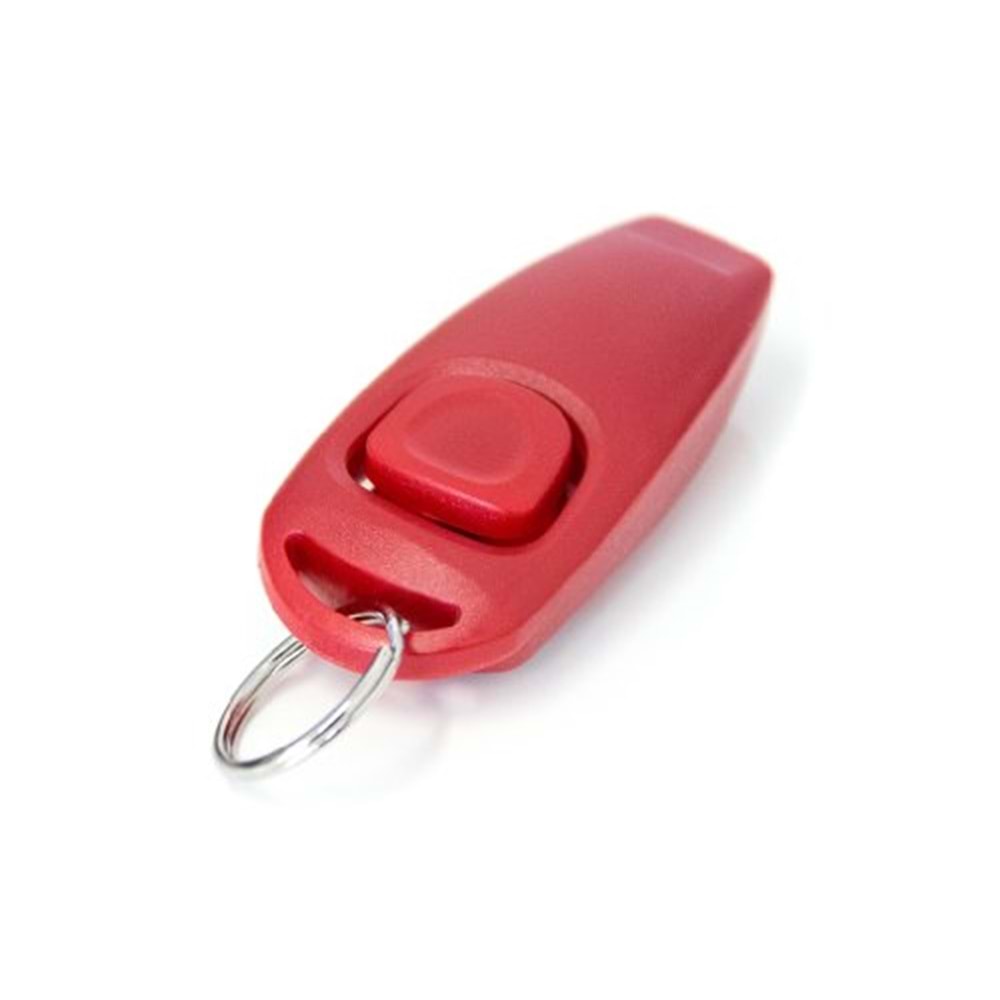Köpek Eğitimi için Düdüklü Clicker 6 cm. Kırmızı