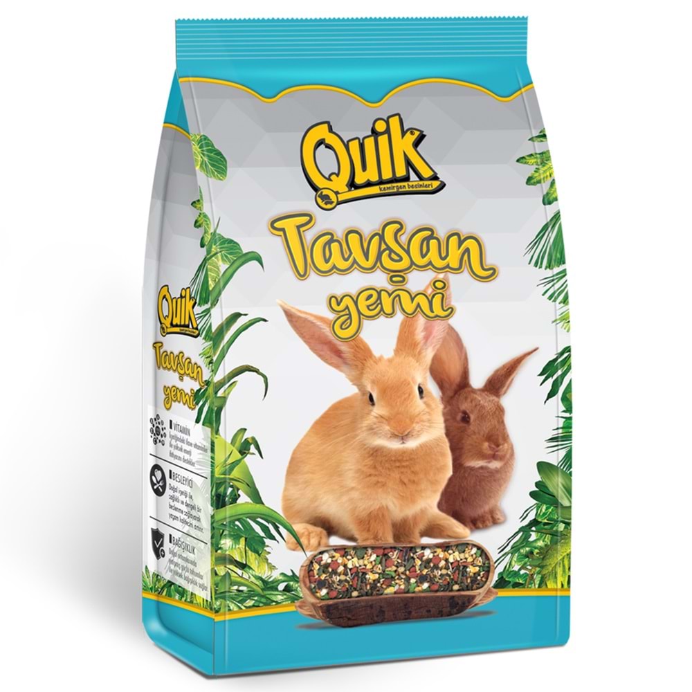 Quik Tavşan Yemi 750 Gr.X5 Adet