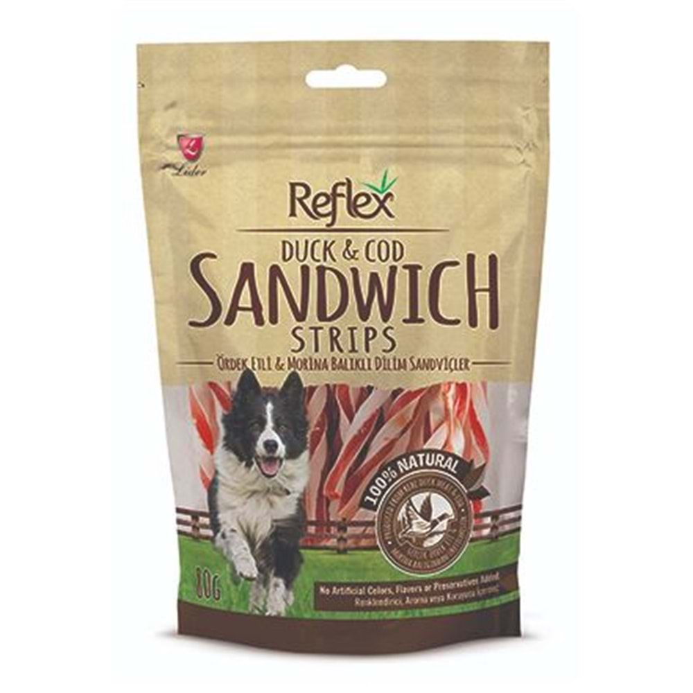 Reflex Ördek Sandviç Çubuk Köpek Ödülü 80 Gr.