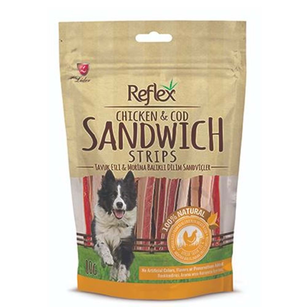 Reflex Tavuk Sandviç Çubuk Köpek Ödülü 80 Gr.