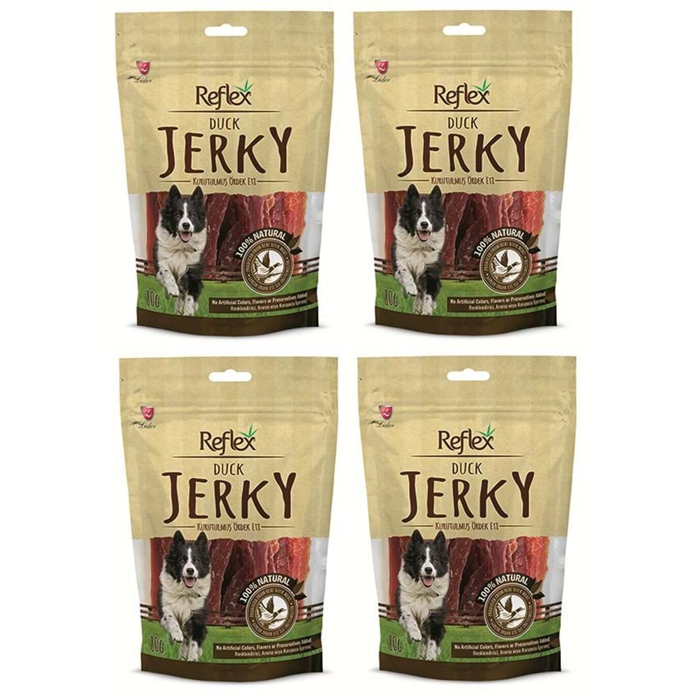 Reflex Ördek Parça Fileto Doğal Köpek Ödülü 80 Gr.x4 Adet