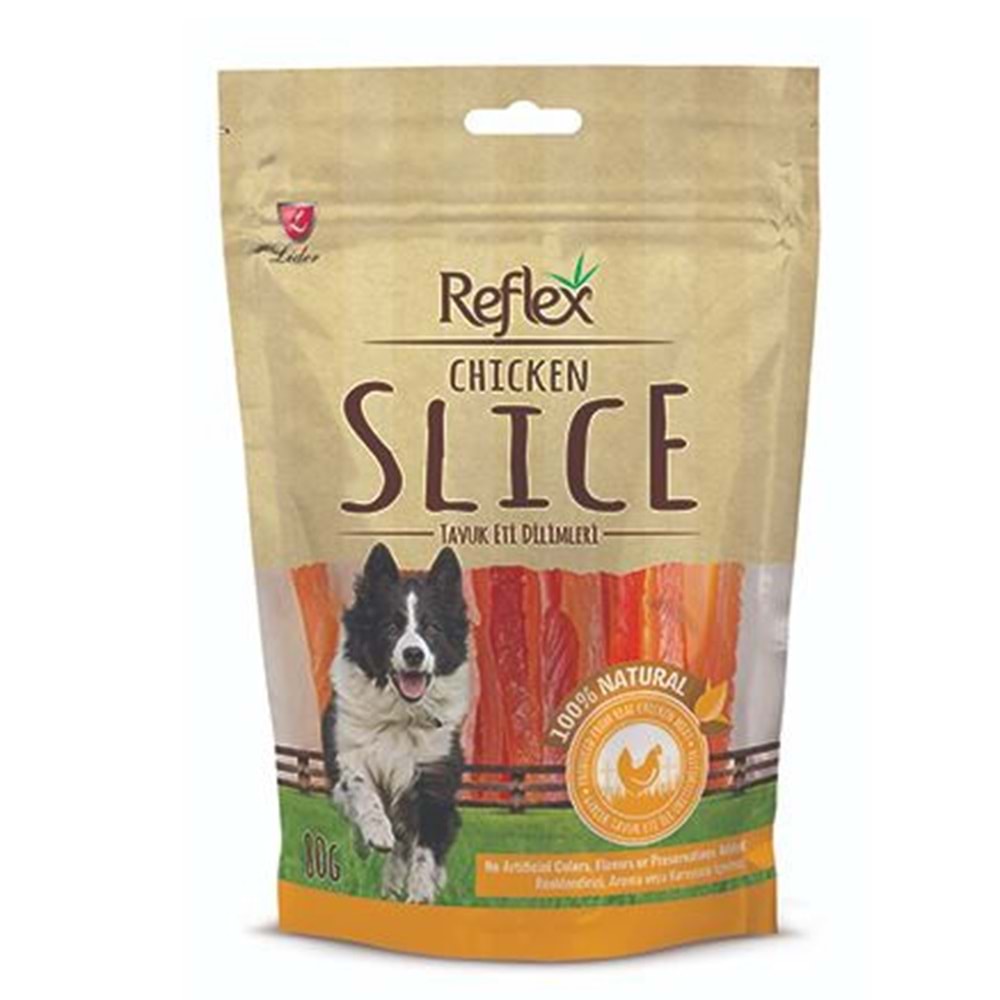Reflex Tavuk Yumuşak Dilim Köpek Ödülü 80 Gr.