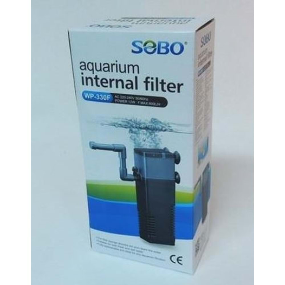 Sobo WP-330F Akvaryum İç Filtre 600 L/S 12 W