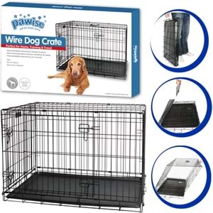 Pawise 12531 Klasik Pansiyon Köpek Kafesi 62x43.5x50 cm.