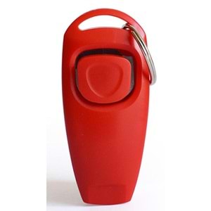 Köpek Eğitimi için Düdüklü Clicker 6 cm. Kırmızı