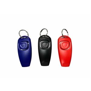 Köpek Eğitimi için Düdüklü Clicker 6 cm. Kırmızı