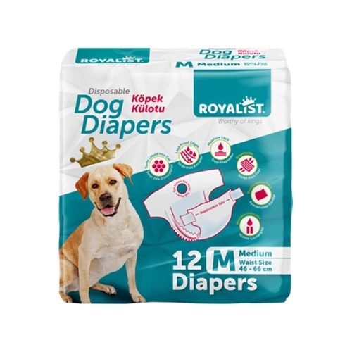 Royalist Köpek Külotu Medium 12 Li