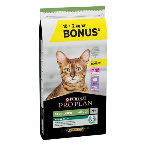 Pro Plan Kısırlaştırılmış Hindili Yetişkin Kedi Maması 10+2 Kg.