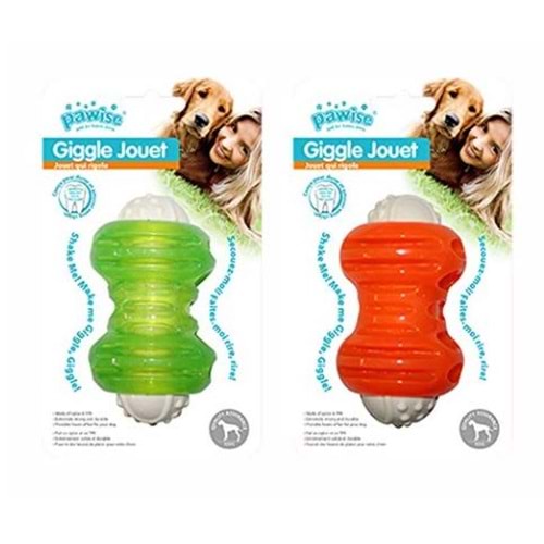 Pawise 14574 TPR Kıkırdayan Kemik Köpek Oyuncağı 12 cm. Yeşil