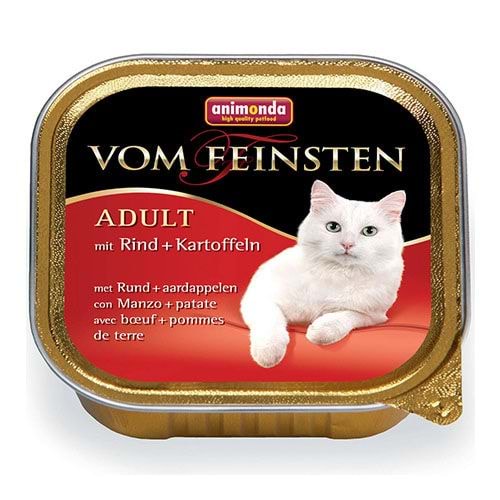 Animonda Vom Feinsten Sığır Etli&Patatesli Kedi Konservesi 100 gr.x6 Adet