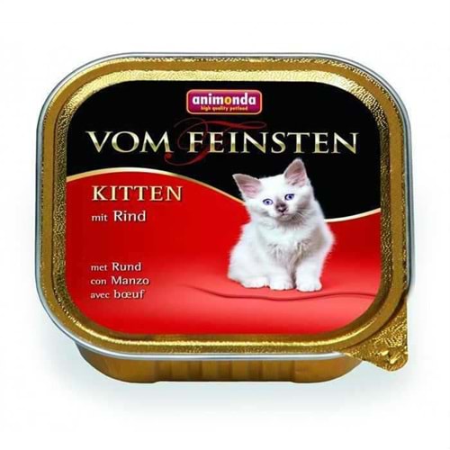 Animonda Vom Feinsten Sığır Etli Yavru Kedi Konservesi 100 gr.x12 Adet