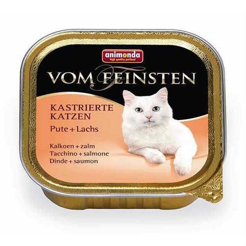 Animonda Vom Feinsten Hindi Somonlu Kısır Kedi Konservesi 100 gr.