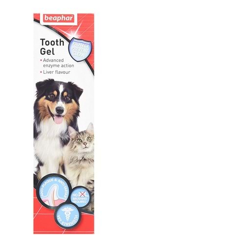 Beaphar Tooth Gel Kedi Köpek Ağız Bakım Jeli Diş Macunu 100 Gr.