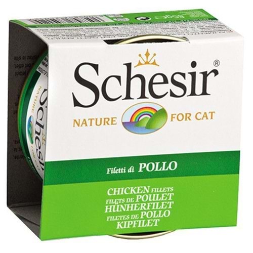 Schesir C160 Pollo Jelly Tavuk Fileto Kedi Konservesi 85 Gr.x12 Adet