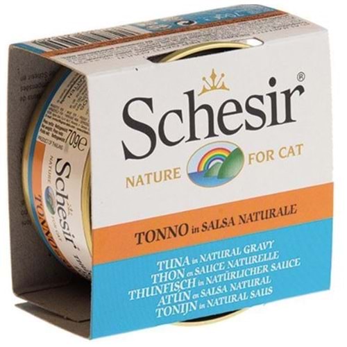 Schesir C3000 Ton Balık Doğal Salsa Soslu Kedi Konservesi 70 Gr.