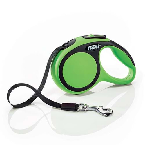 Flexi New Comfort 5m. S Yeşil Şerit Kayışlı Gezdirme Tasması
