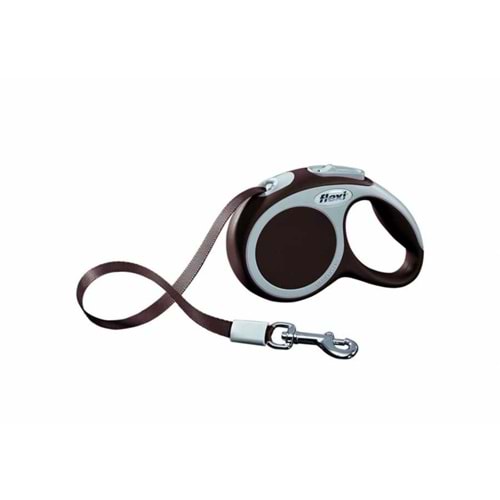 Flexi Vario Tasma 3m. Xs Kahve Şerit Kayışlı Gezdirme Tasması