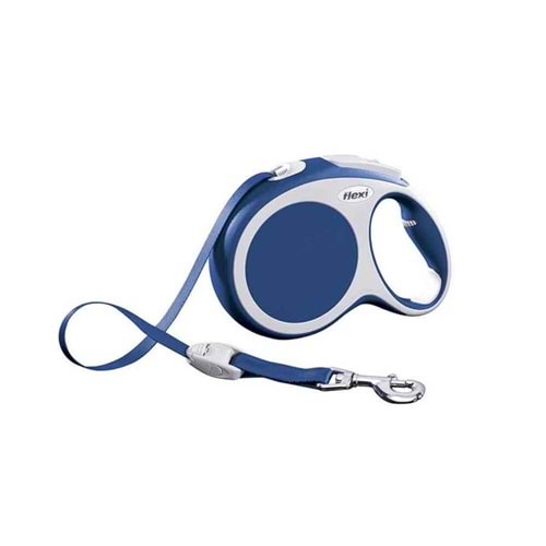 Flexi Vario Tasma 3m. Xs Mavi Şerit Kayışlı Gezdirme Tasması