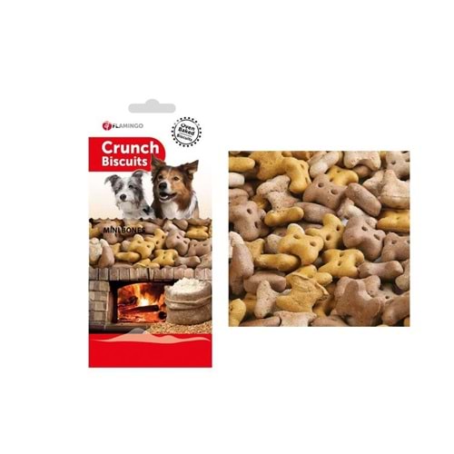 Flamingo Crunch Mini Bones Köpek Ödül Bisküvisi 500 Gr.