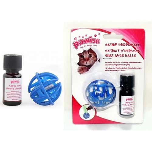 Pawise 28200 Catnip Damla Top Hediyeli Kedi Oyuncağı