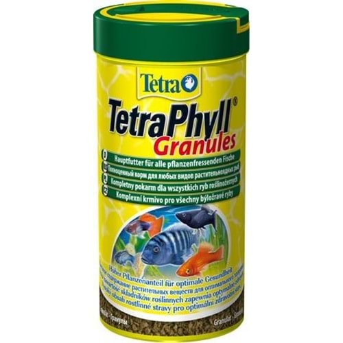 Tetra Phyll Granules Bitkisel Granül Balık Yemi 250 Ml. 90 Gr.