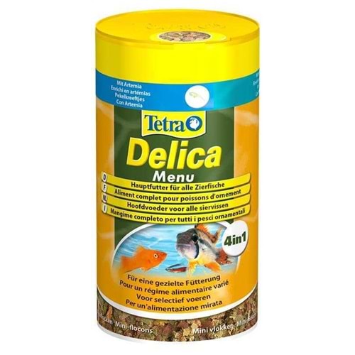 Tetra Delica Menü 4in1 Balık Yemi 100 Ml. 30 Gr.